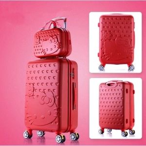 Hello kitty 2 pcs luggage set suitcase carry on